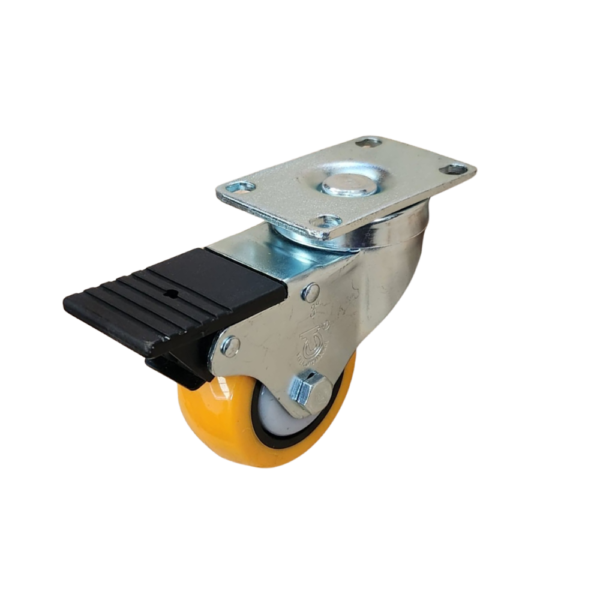 RODAJA GIRATORIA CON FRENO DE PEDAL TOTAL - MOD GLA 312 BPS YW FP