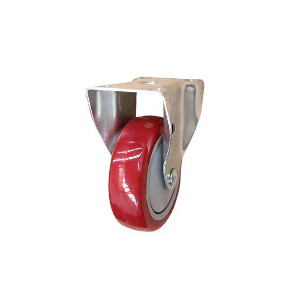 RODAJA FIJA SIN FRENO - MOD FLA 412 RED POLY FP