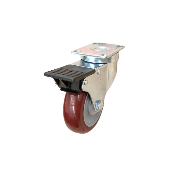 RODAJA GIRATORIA CON FRENO DE PEDAL TOTAL - MOD GLA 414 MR FP IMP
