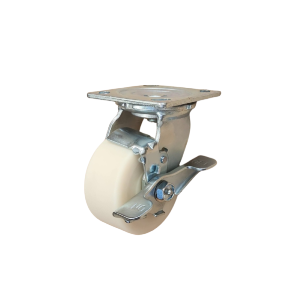 RODAJA GIRATORIA CON FRENO LATERAL METALICO - MOD GS 42 NY FL