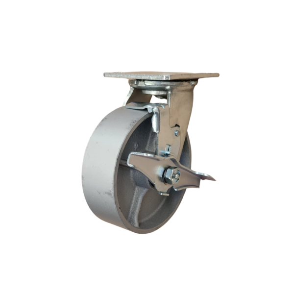 RODAJA GIRATORIA CON FRENO LATERAL METALICO - MOD GS 62 FS IMP FL