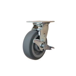 RODAJA GIRATORIA CON FRENO LATERAL METALICO - MOD GS 62 TPR IMP FL