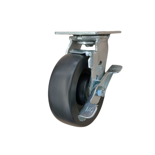RODAJA GIRATORIA CON FRENO LATERAL METALICO - MOD GS 62 PO IMP FL