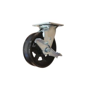 RODAJA GIRATORIA CON FRENO LATERAL METALICO - MOD GS 62 VE IMP FL