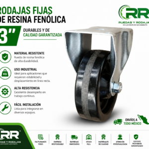 rodaja fija de resina fenólica