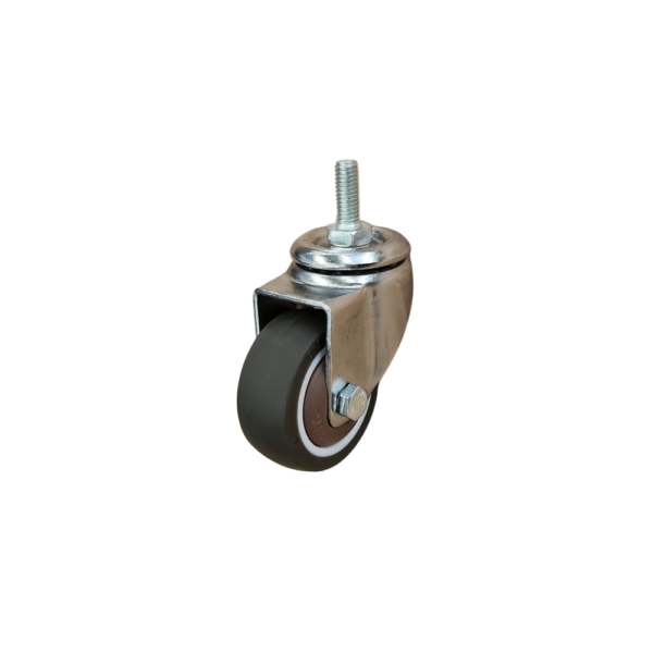 RODAJA GIRATORIA ESPIGA DE SUJECION ROSCADA SIN FRENO - MOD GLE 210 BPS