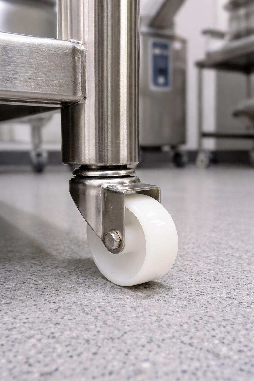 rodaja giratoria con ojillo inoxidable