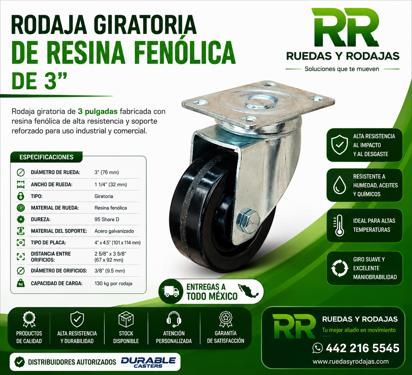rodajas industrailes fenolicas en mexico