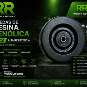rodajas de resina fenolica para carros y plataformas