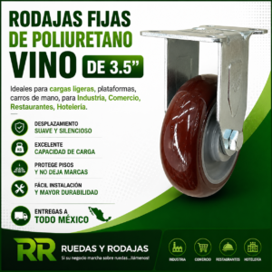 rodajas industriales fijas en mexico