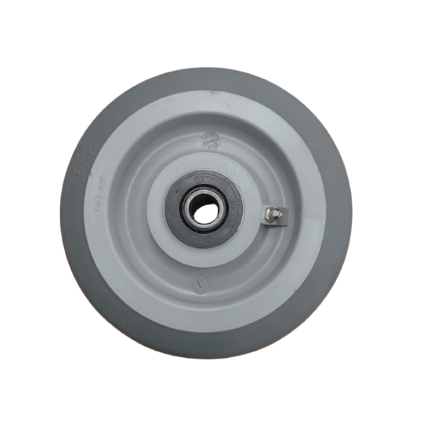 RUEDA DE HULE TERMOPLASTICO - MOD R 62 TPR GRAY - Imagen 2