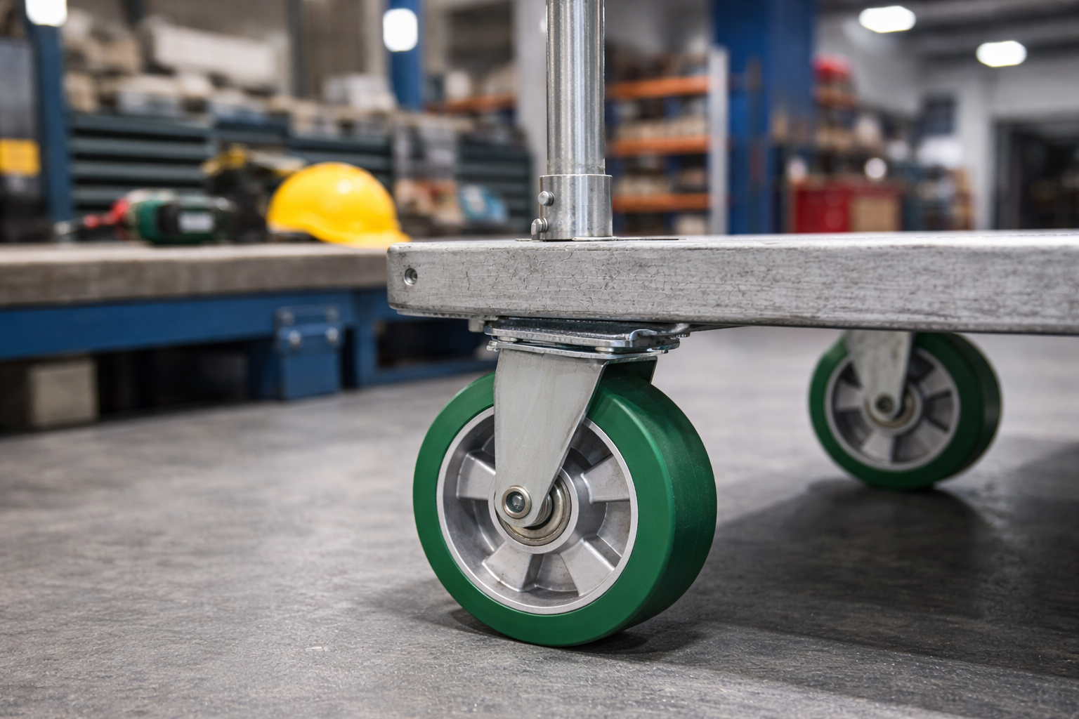 Rueda 6x2 con nucleo de aluminio y poliuretano - Imagen 4