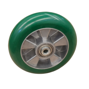RUEDA POLIURETANO VERDE TIPO BALON - MOD R 82 ALPE GREEN 8"