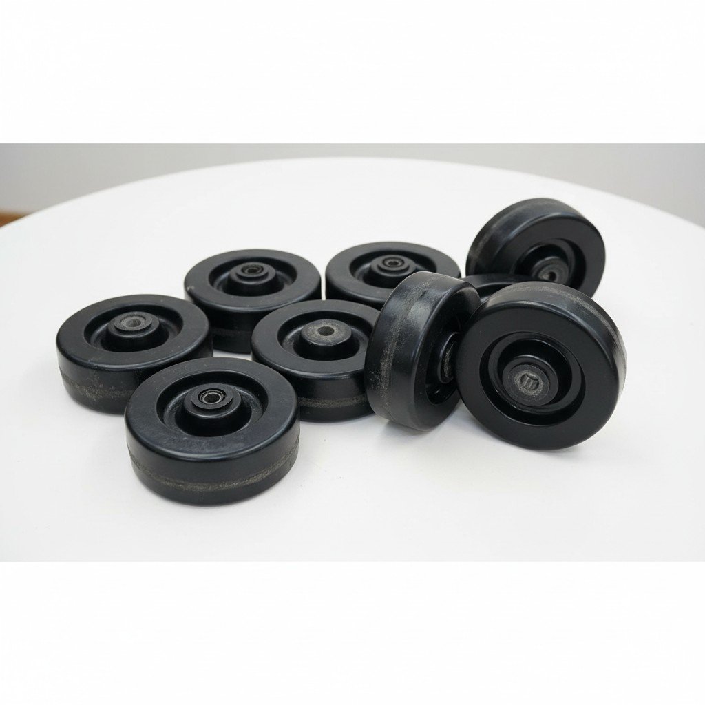 ruedas de resina fenolica para carritos de mano