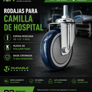 rodajas para camilla y camas de hospital en mexico