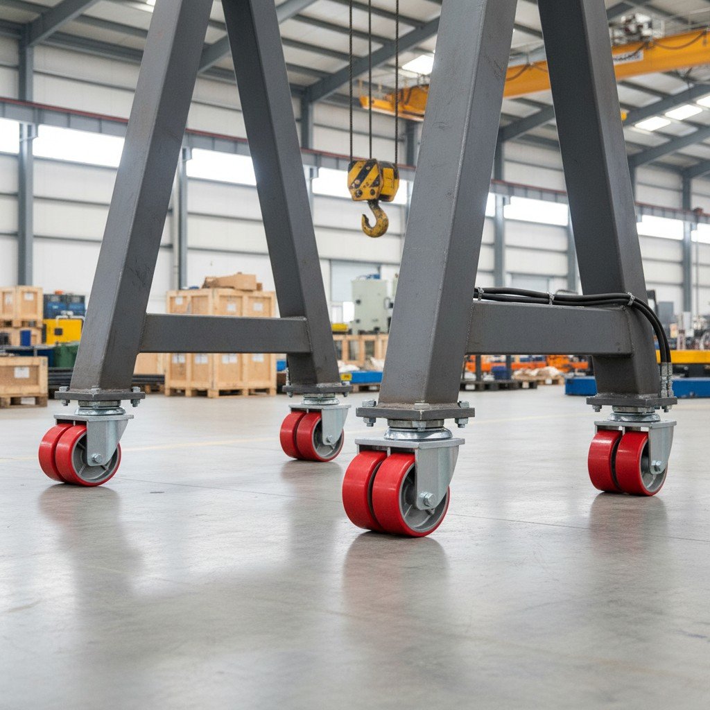 rodajas para gruas portico, rodajas para uso pesado