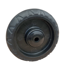 RUEDA PARA CAMILLA DE TRASLADO ANTIDERRAPANTE - MOD R 640 ST BLACK 6"