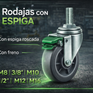 Rodajas con Espiga en México | Rosca M8, M10, 3/8”, 1/2”, M12 y M16