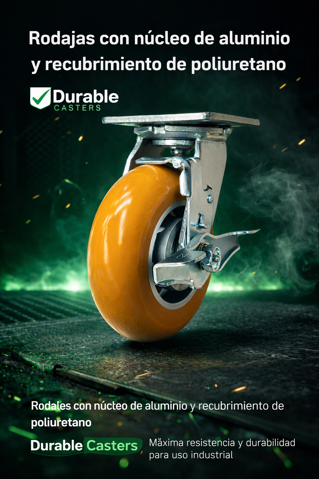 rodajas con nucleo de aluminio y poliuretano en mexico