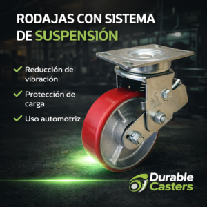 Rodajas con Sistema de Suspensión en México | Uso Industrial Automotriz