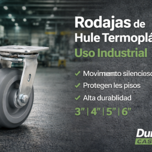 Ruedas y Rodajas de Hule Termoplástico en México | Uso Industrial