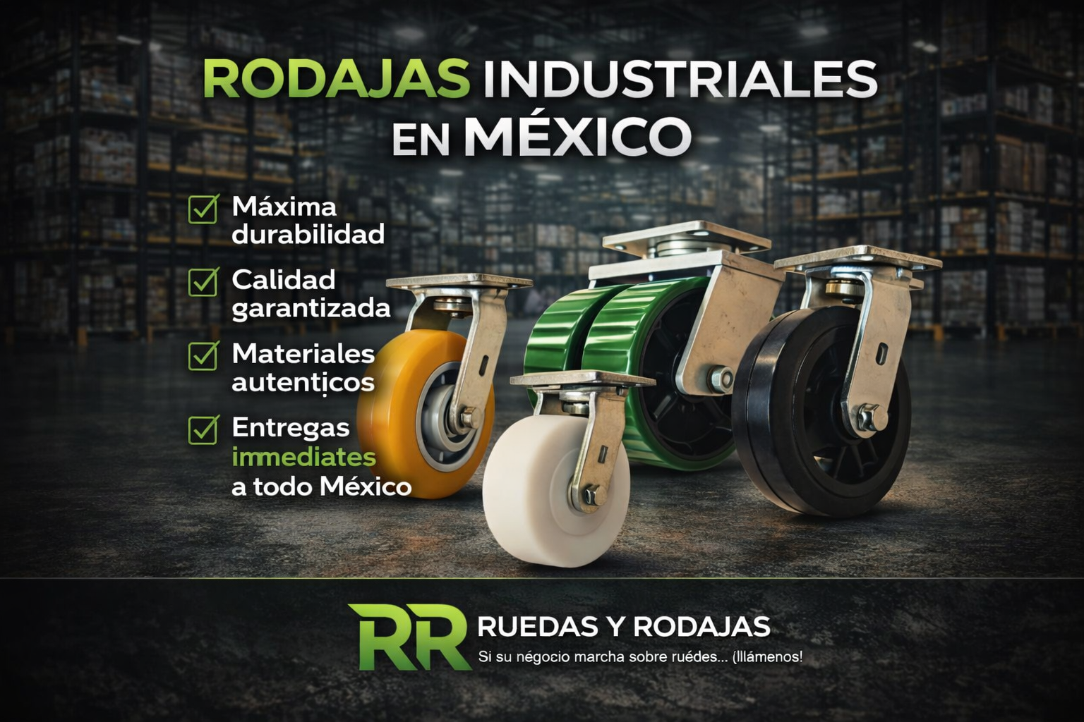 Rodajas Giratorias Industriales en Mexico