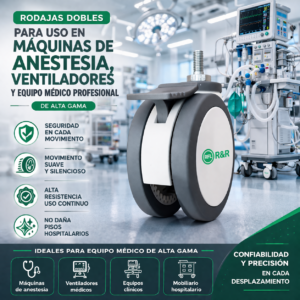 Rodajas Médicas Uso Hospitalario