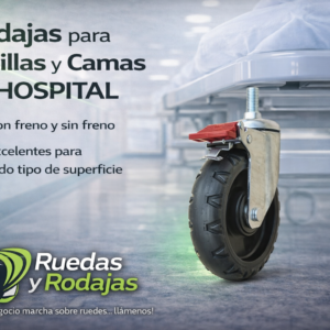 Rodajas para Camilla de Hospital en México | Uso Médico