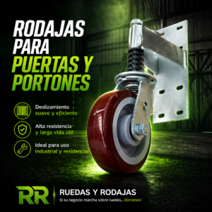 Rodajas para Portones en México | Uso Industrial y Residencial