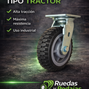 Rodajas Tipo Tractor en México | Alta Tracción Industrial