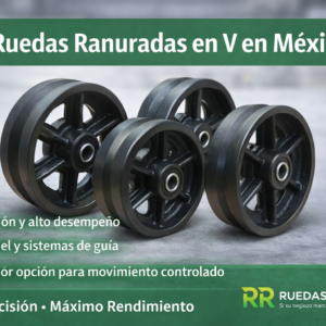 Ruedas Ranuradas en V en México | Para Riel y Guía