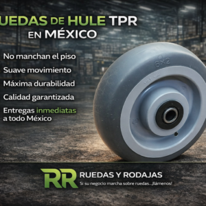 Ruedas de Hule Gris TPR