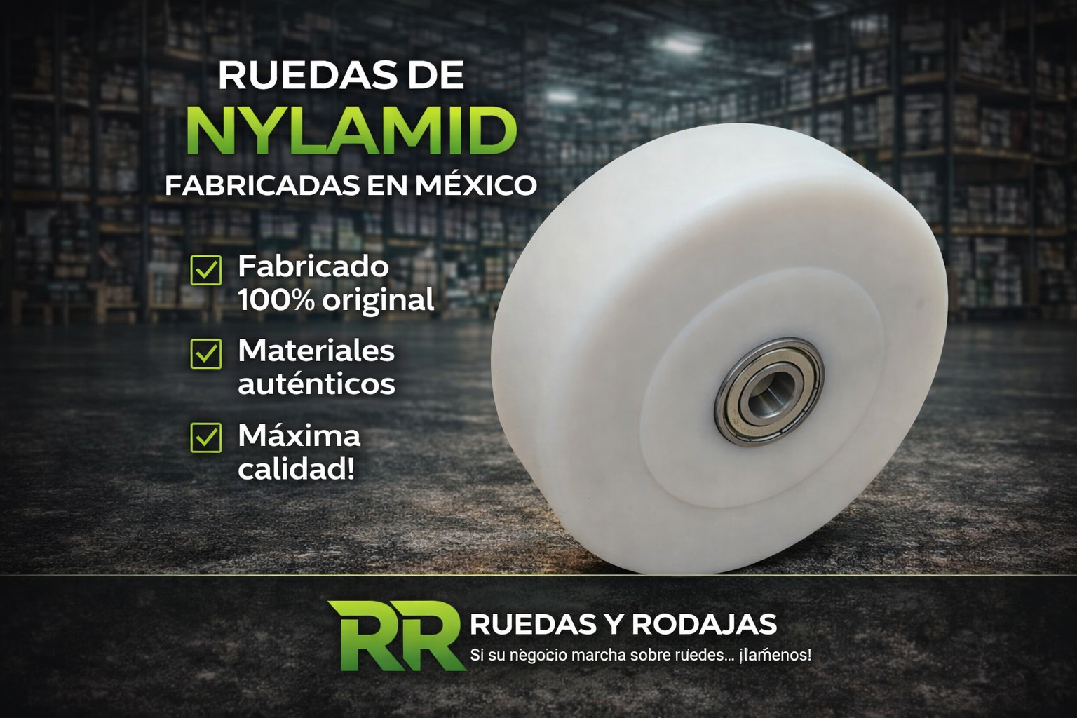 Ruedas de Nylamid en Mexico
