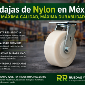 Rodajas de Nylon en México | Alta Resistencia y Precisión Industrial