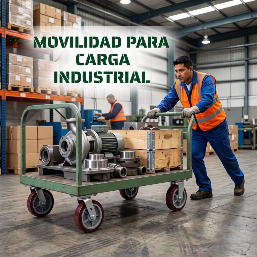 Rodajas para plataformas industriales de carga